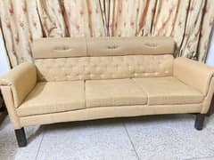 Beautiful least Used Cream Color Sofa Set