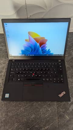 Lenovo T490 Core i7 8th gen 8gb ddr4 ram type c charger slim laptop