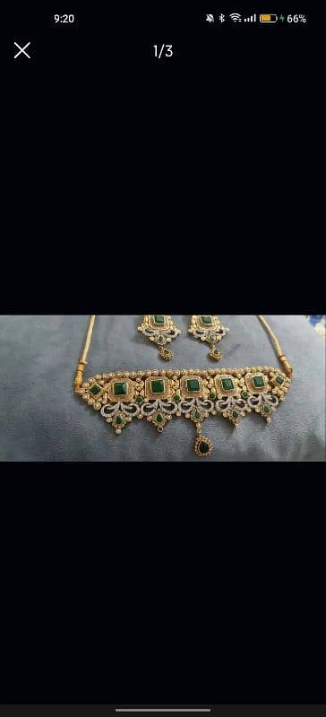 Gold imitation jewellery set 1