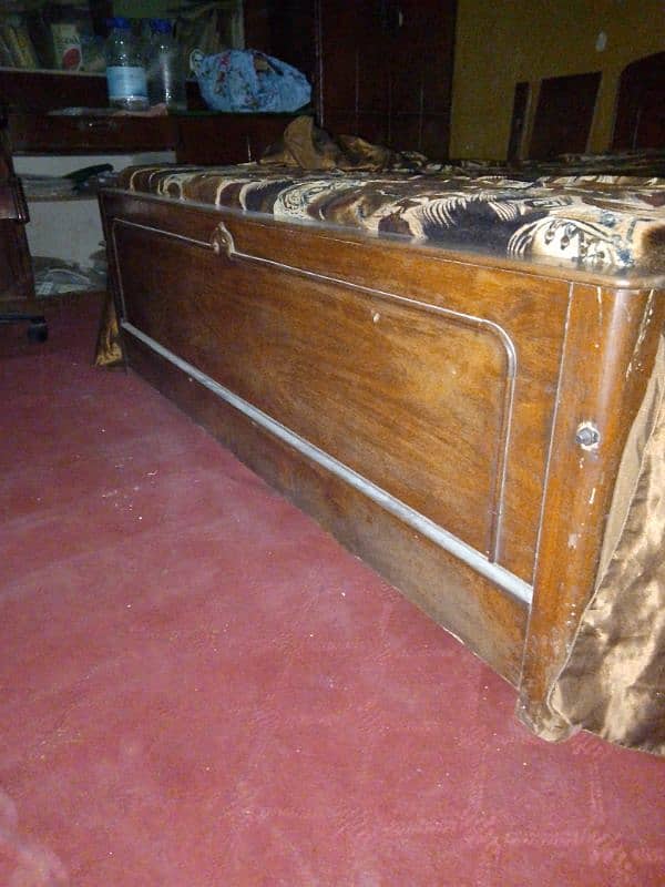 Wooden Double Bed 2