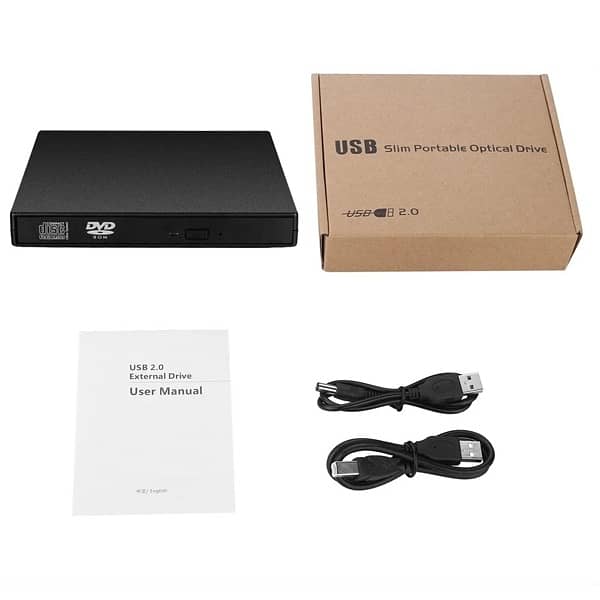 USB Slim Potable Optical Drive 2.0 5