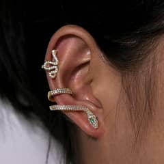 new sanke earrings