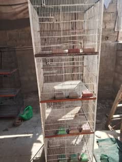 used cages for sale condition ok hai READ DESCRIPTION