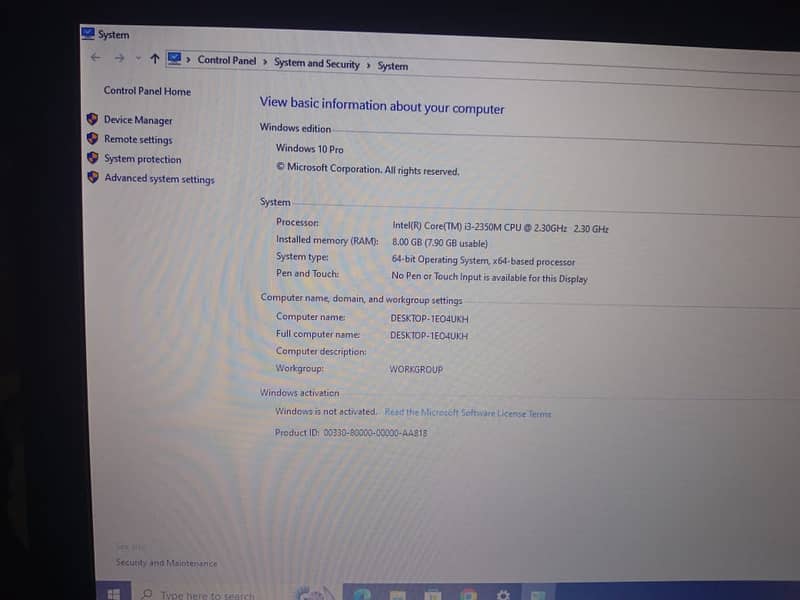 dell i3 2nd genration (8gb ram /128gb ssd) 1