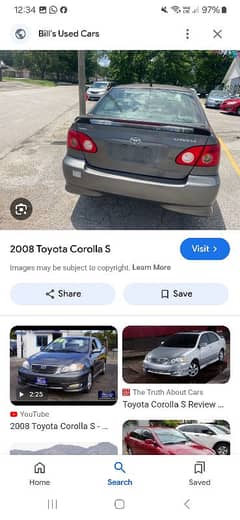 corolla 2003-2008 body kits