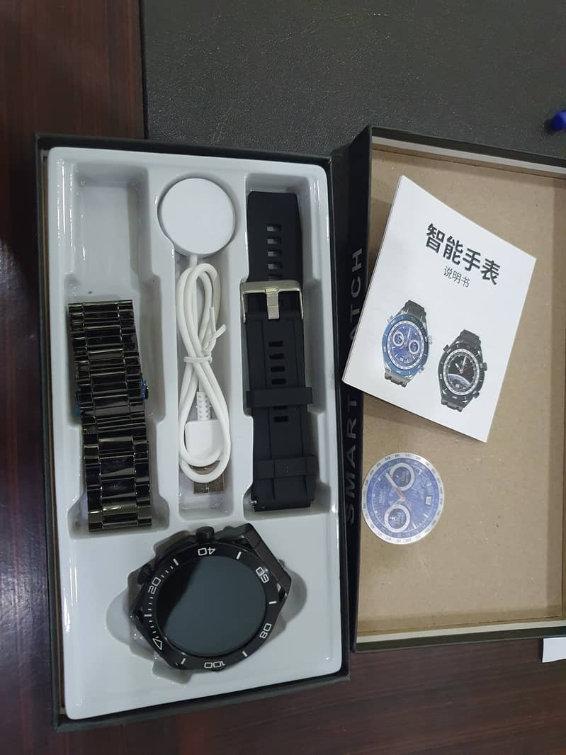 Lexasfit GT6 Smart Watch Black Steel 3