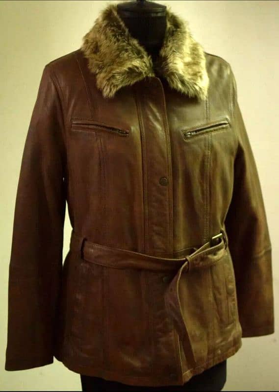 Sale! - $500 Lakeland Signature UK Tirril Belted Leather Coat 2