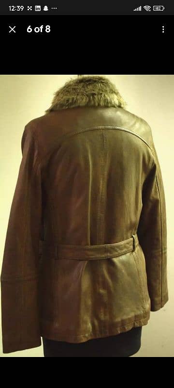 Sale! - $500 Lakeland Signature UK Tirril Belted Leather Coat 4