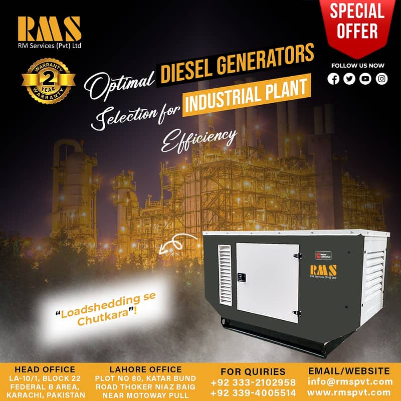 10 KVA | 20 KVA | 30 KVA | 50 KVA | 100 KVA Generator for sale | 1500 4