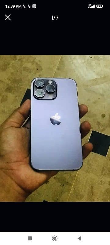 I phone 14 pro max jv 128 gb only mobil 1