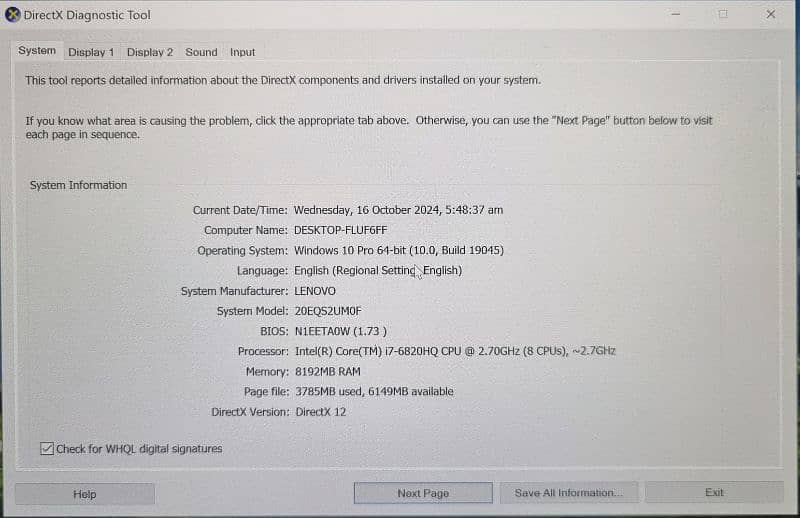 Lenovo Core i7 4 gb nvidia gpu, 4k screen laptop 2