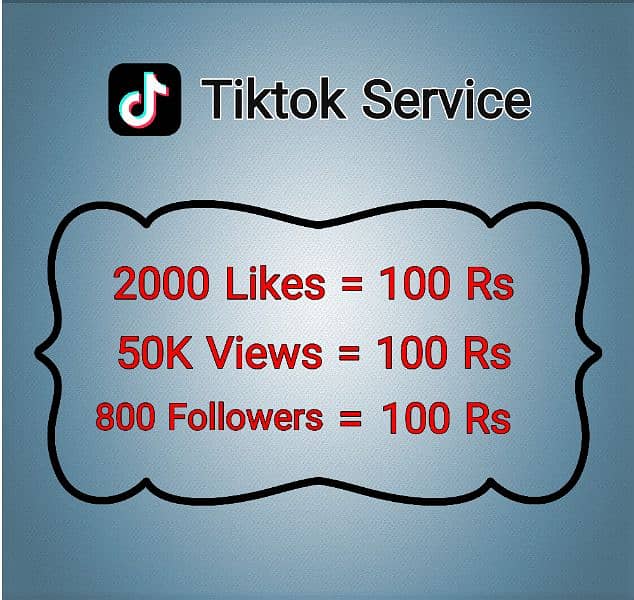 Tiktok Cheapest Services 0