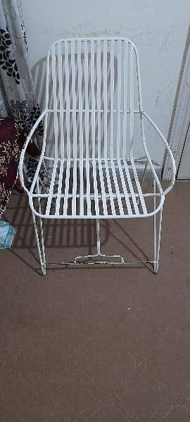 heavy gauge garden iron chairs 1