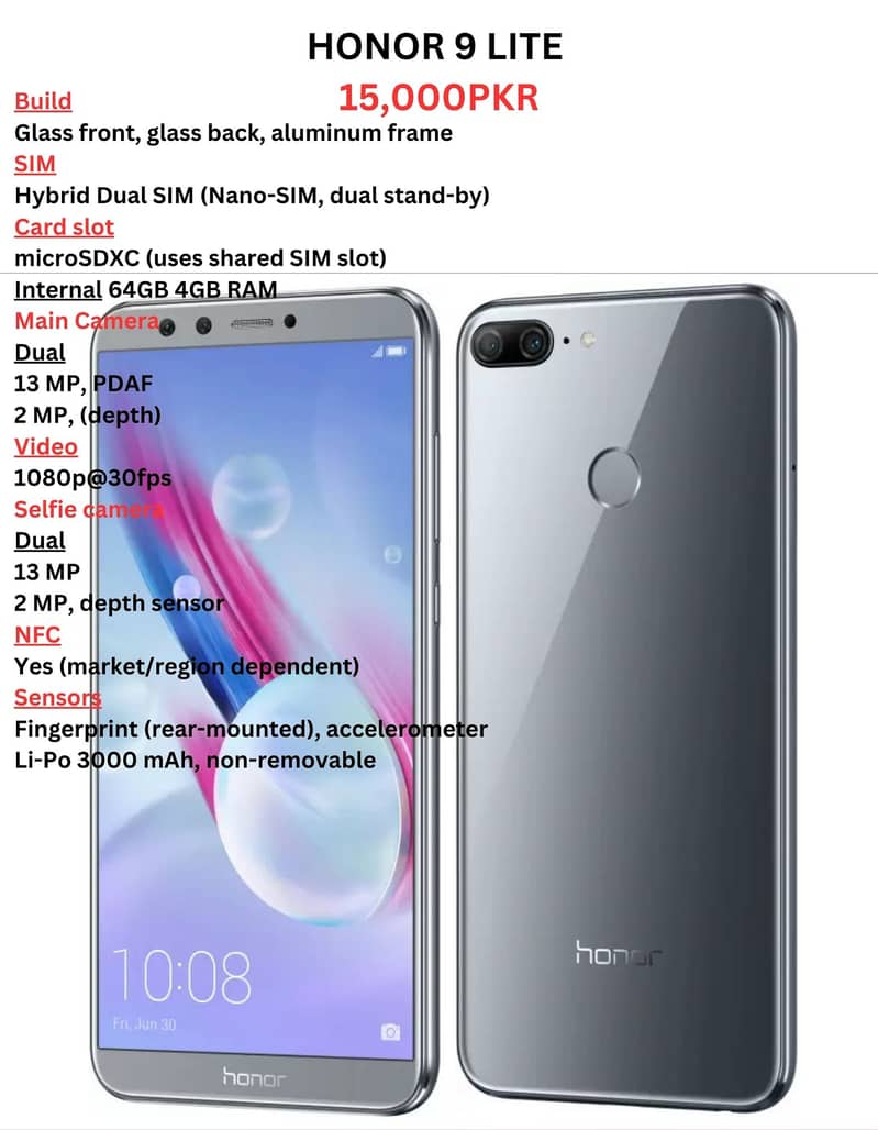 Huawei Honor 9 Lite 4/64 1