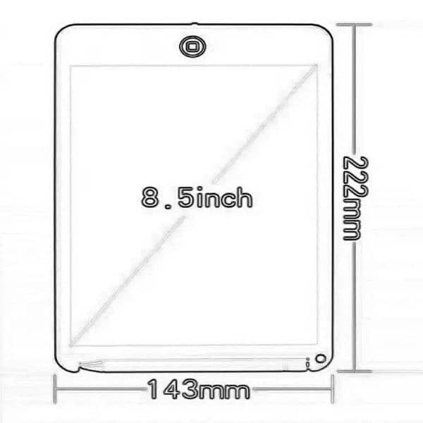 Plastic LCD Writing Tablet 3