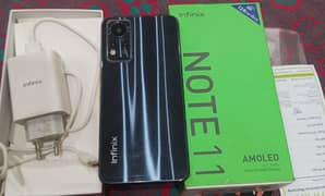 Infinix note 11 6 128 full box k 7 saf halat my ha koi fult nhi ha