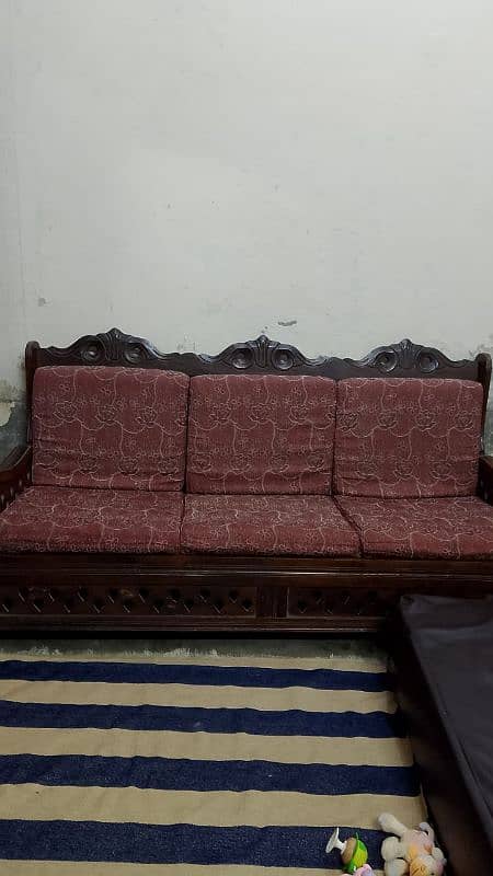 sofa pure wooden 0