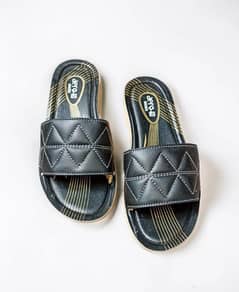 woman's PVC casuals slides