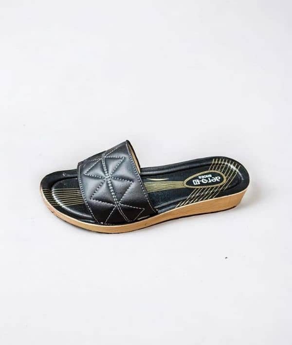 woman's PVC casuals slides 1