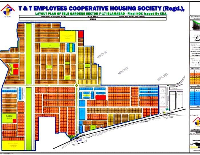 1 KANAL MAIN BOULEVARD PAIR PLOT FOR SALE F-17 ISLAMABAD ALL FACILITY AVAILABLE CDA APPROVED SECTOR T&TECHS 24