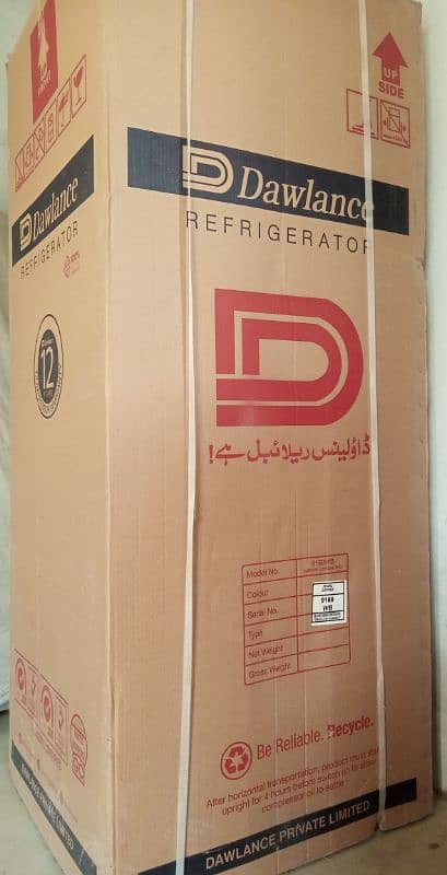 Brand New box packed Dawlance Refrigerator 3