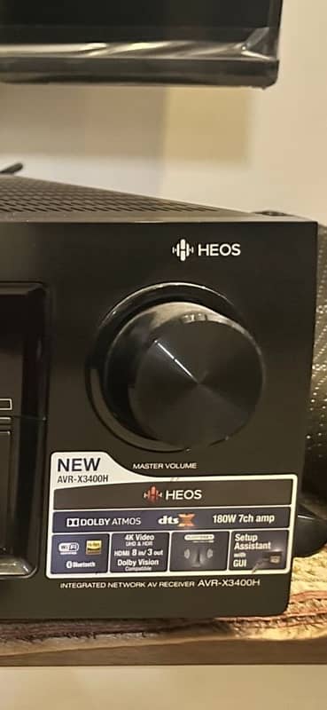 Denon x3400h Dolby Atmos Receiver  ( 230 volts ) ( marantz kef focal ) 1