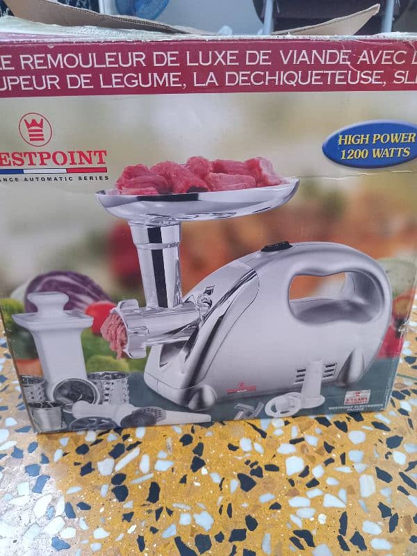 meat grinder new box packed with warranty card 5