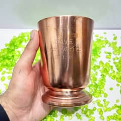 Made in England Vintage 1992 Solid Copper Glass: Unique Find!