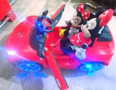 Kids ferrari car,with swing mode,lights in wheels,music, door opening