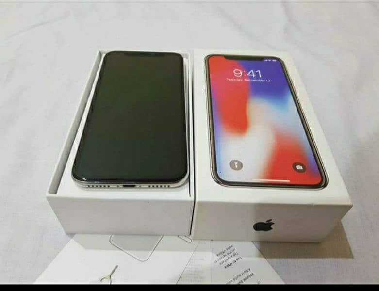 iphone x 256Gb pta approved with box and charger read description 1