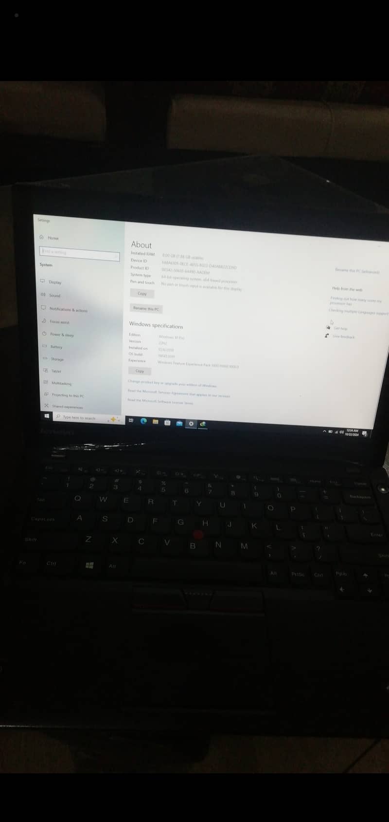 Lenovo Core I5 5th Gen 8Gb 128Ssd 2