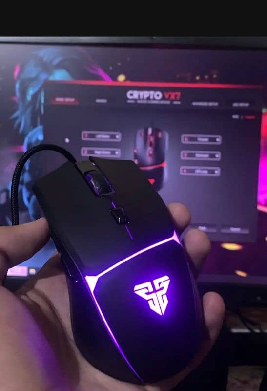 Fantech VX7 Crypto Gaming Mouse Drag/Butterfly Clicking 1