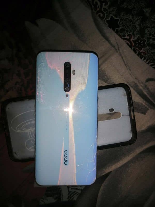 oppo Reno 2z 8 256 back and front crack 0