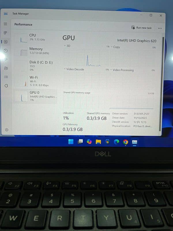 Dell latitude 7300 (i7-8th Generation) 9