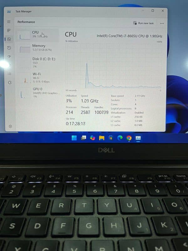 Dell latitude 7300 (i7-8th Generation) 10