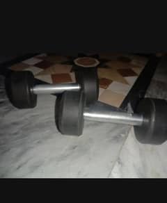 pair of 2kg Dumbbells RUBBER COATED