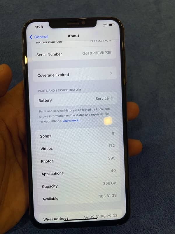 Iphone Xs Max Dual Sim PTA APPROVED 256gb 6