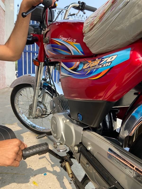 united bike bilkol new hai 5 kilo metr use location Lahore gajju mata 3