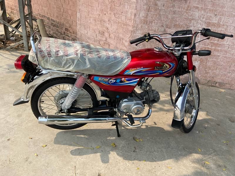 united bike bilkol new hai 5 kilo metr use location Lahore gajju mata 10