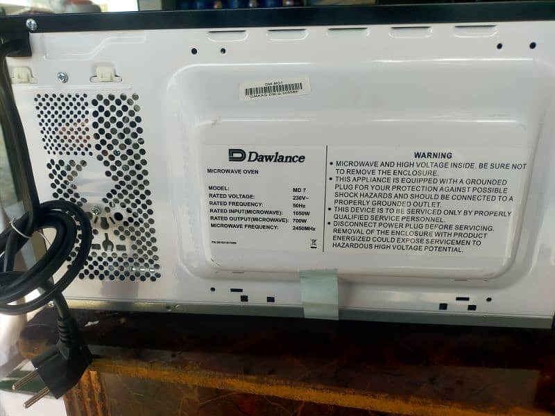 Dawlance MD7 Microwave oven 3