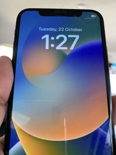 IPhone X 64GB, PTA approved, 100% ok & Genuine condition with box only 0