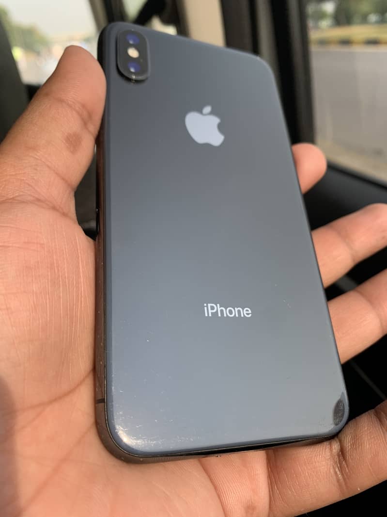 IPhone X 64GB, PTA approved, 100% ok & Genuine condition with box only 9