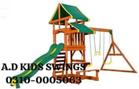 Tree House|A. D Kids Swings|Kids Slides|Indoor Activity Setup|Jholay