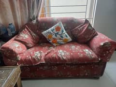 sofa set for sale with cover and pillows