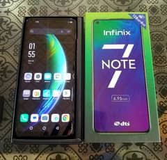 infinix note 7 pro 6gb 128gb complete box 0