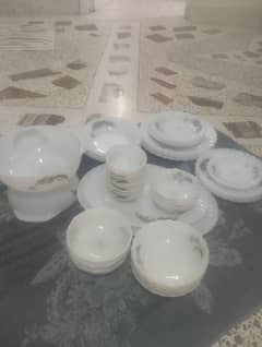 Glass Dinner set 48 Pcs