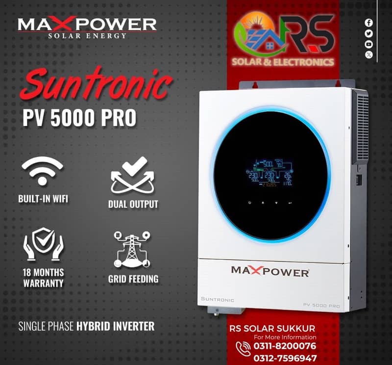 Max power Suntronic Pv 5000 Pro 2