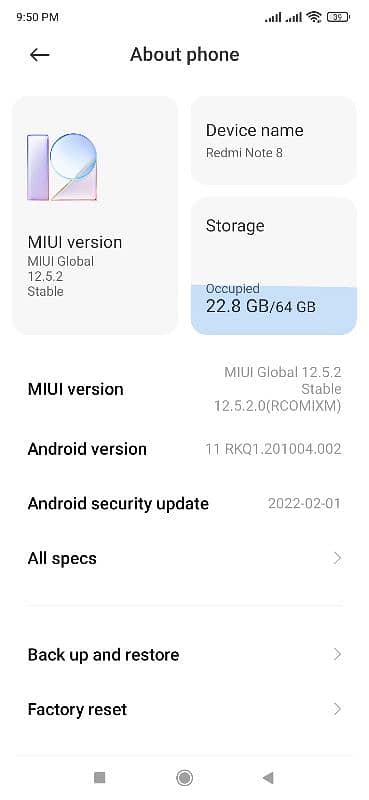 Redmi Note 8 4/64 1