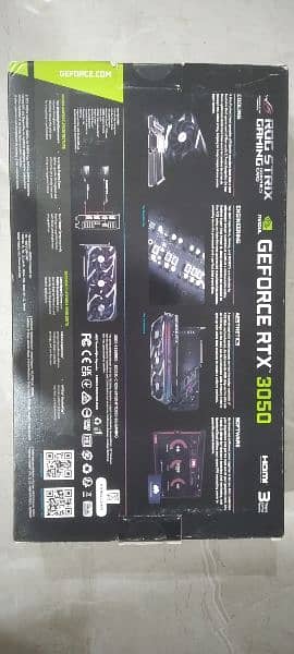 Asus Strix RTX 3050 with box 1