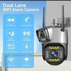 wifi camera Double and Triple lens two way Audio colour view night